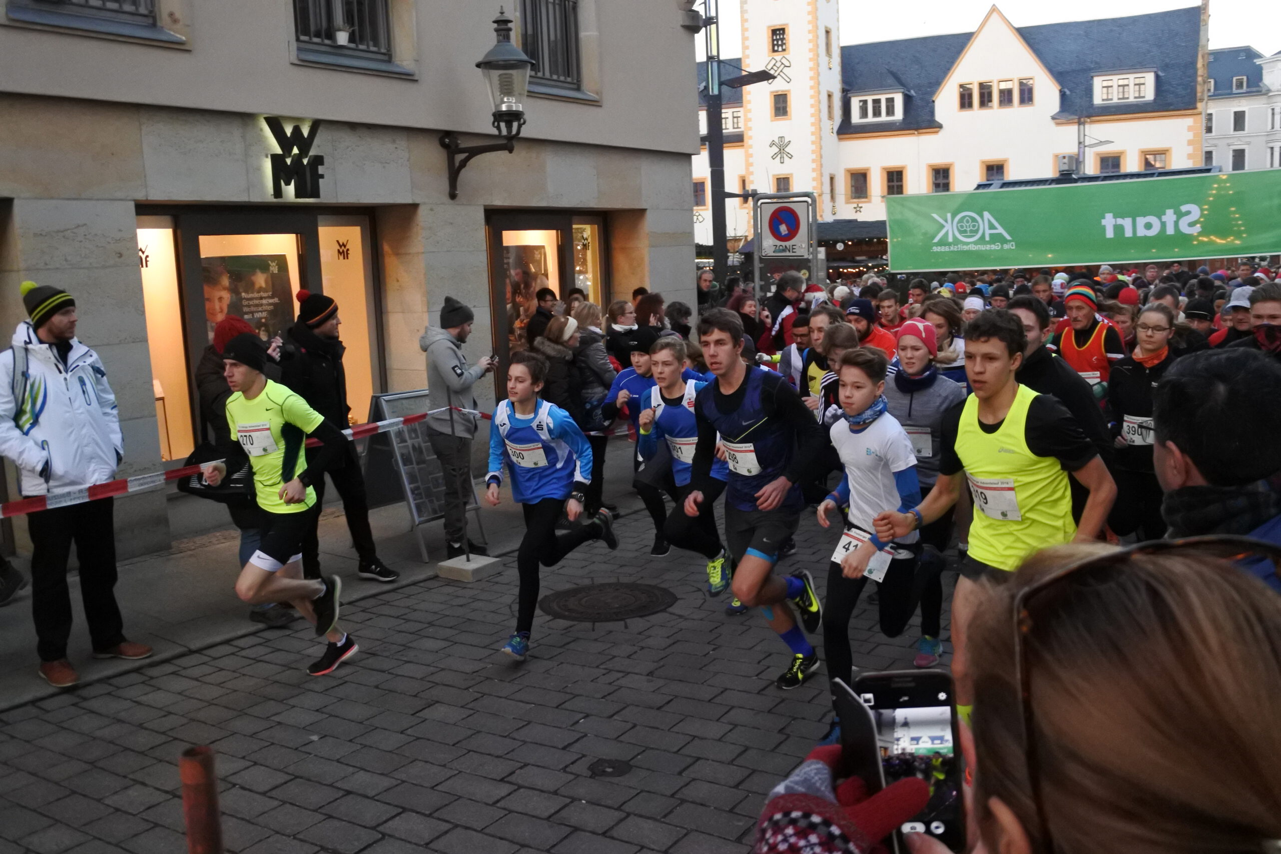 Adventslauf in Freiberg