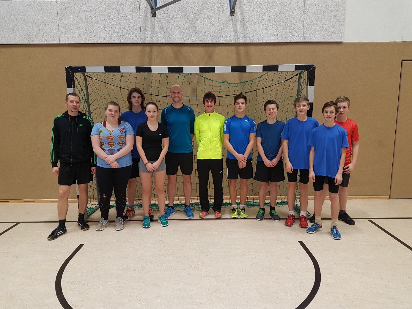 Überraschungsgast beim Hallentraining