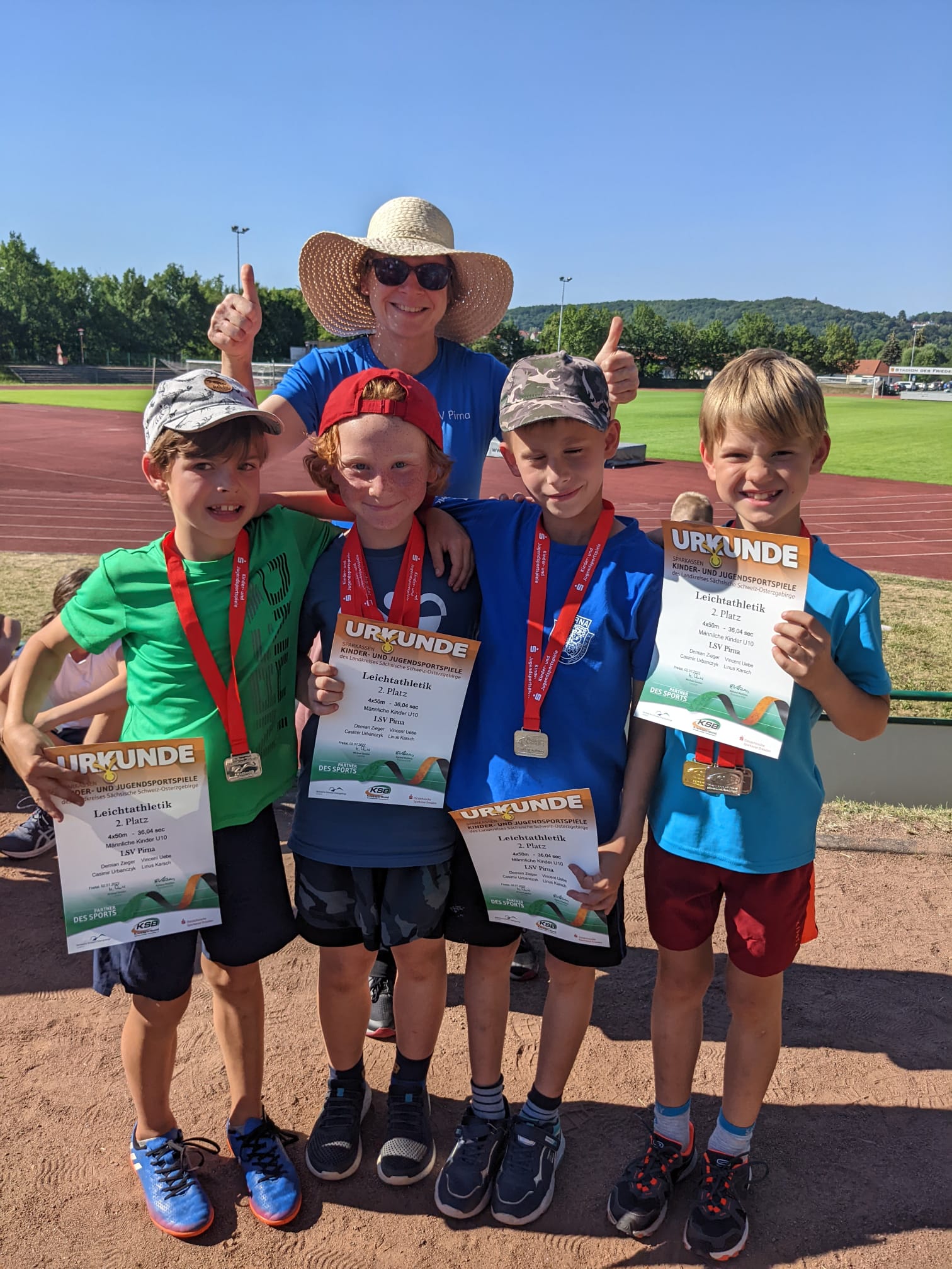 Kreiskinder- und Jugendspiele am  02.07. in Freital