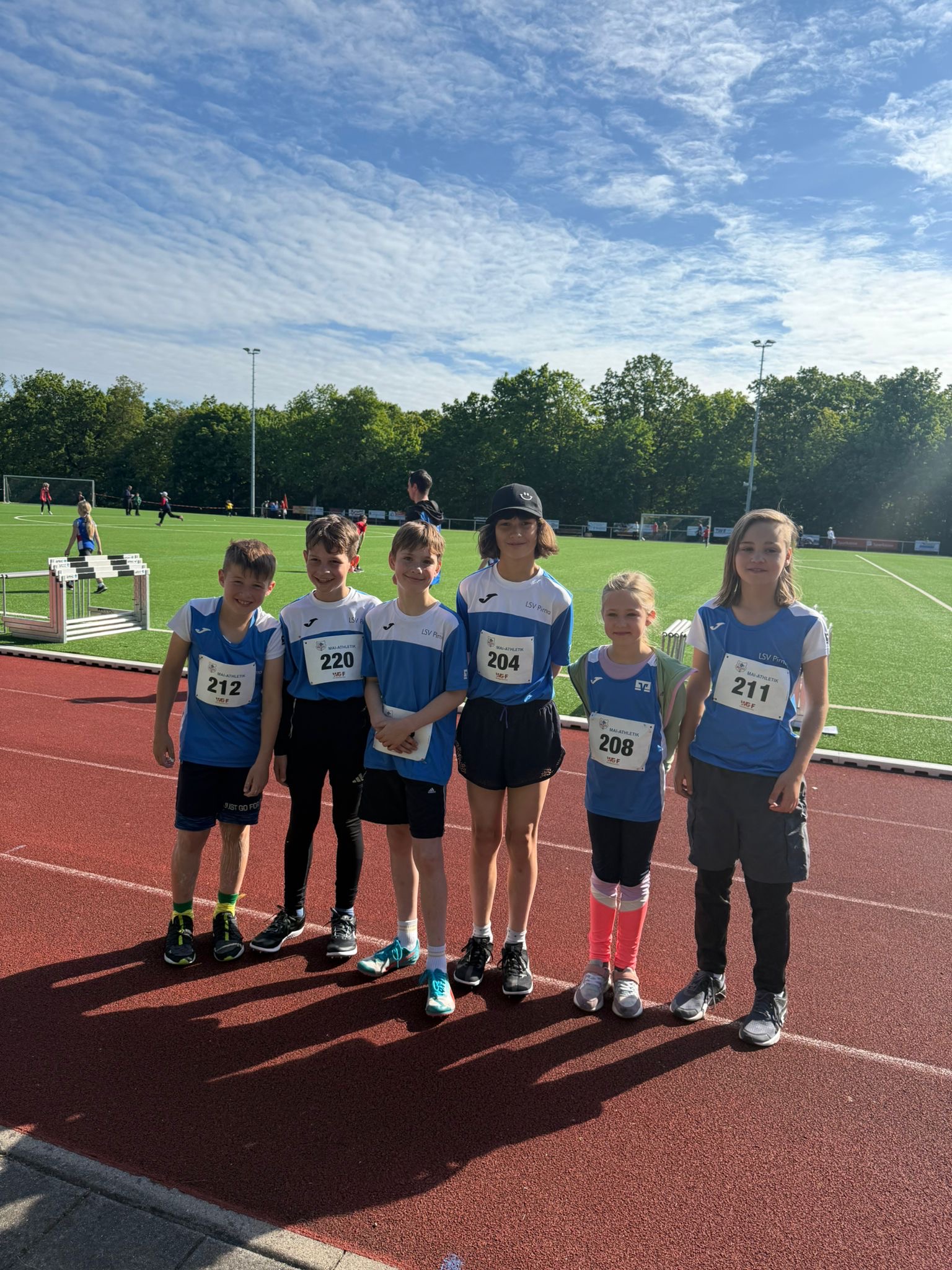 Ein erfolgreicher Auftritt bei der Mai-Athletik in Freital