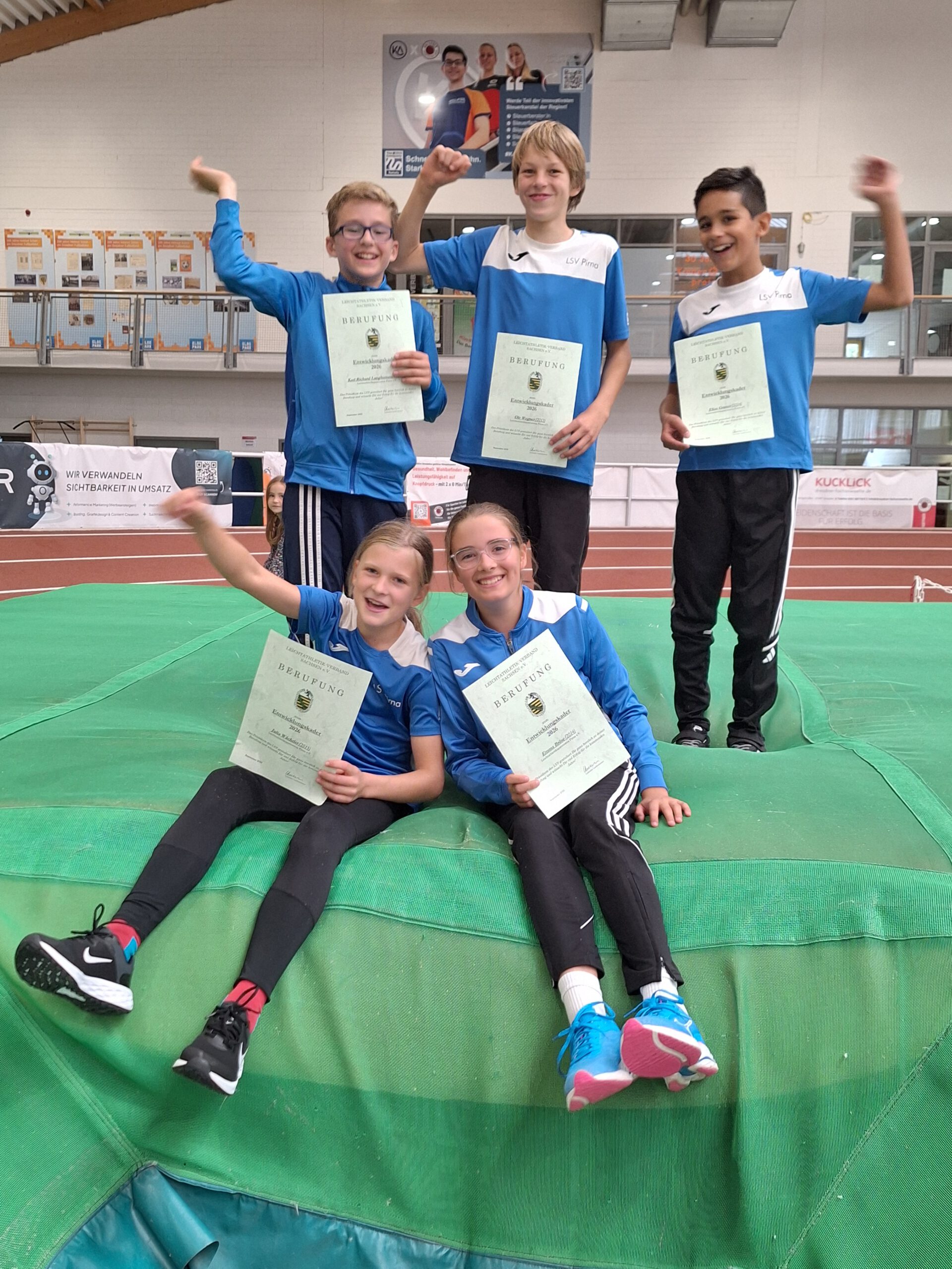 Herzlichen Glückwunsch zum Entwicklungskader